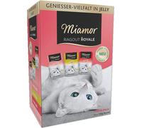 Miamor | Ragoût Royal en Gelée | Sachet de 100 g - Dinde, saumon, veau 12 x 100
