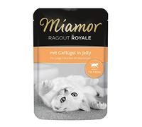 Miamor Ragout Royal Lot de 22 boîtes de Nourriture pour Chat avec volaille 100 g 22 x 100 g