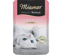 MIAMOR Ragout Royale in Sauce Chicken&Salmon sachet de sauce au poulet et au saumon pour chats 100 g
