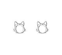 Miancheng Petites boucles d'oreilles créoles en argent sterling 925 pour adolescentes, enfants, bébés filles (3-15 ans), Argent sterling