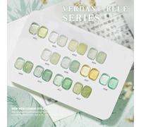 MIANEL 12ML Vernis Gel Teinte Verte Unique 2026 Nouvelle Collection Nuance Vert Lait Glacé pour une Manucure Douce et Éclaircissante zhiciqinglv08