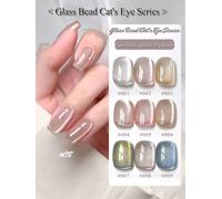 Mianel-Verhéritage À Ongles Gel ?Il De Chat Rouge,12ml,1 À 9 Pièces,Perles De Verre Magnétiques,Océan,Top Connaissance,Document Flash,2025,N64.Jingmianboliz01-09.