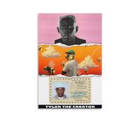 Mianm Tyler Poster de l'album de musique The Creator - Impression sur toile - Décoration murale pour salon, chambre à coucher - 30 x 45 cm - Style sans cadre