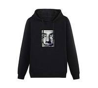 MIAOCHEN Graphic Hoodie Salvador Moustache Dali Warhol Paris Picasso Long Sleeve Sweatshirts Black L