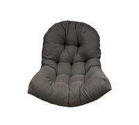 Miaogoo Coussin de chaise pour panier suspendu, imperméable et doux, pour intérieur et extérieur, confortable et respirant - Pour jardin, terrasse, maison (gris foncé, 80 x 120 cm)