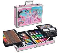 MIAOKE 145 Pcs Set de Dessin Enfant avec Méga Boîte en Aluminium