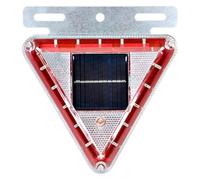 MIAOLISI feu signalisation arrière auto Feu Arrière De Voiture Solaire Triangle Clignotant Avertissement Batterie Sans Fil Réfléchissant Anticollision Lampe Stroboscopique Gyrophare Feux