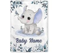 MIAOMANSENSTORE Couverture personnalisée pour bébé avec Animaux d'automne et Grand-mère « Un Petit câlin »
