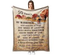 MIAOMANSENSTORE Couverture personnalisée pour Couple avec Deux cœurs, Couverture Polaire pour Couple, Cadeau d'anniversaire, Couverture personnalisée pour Femme, Cadeau de Votre Mari