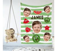 MIAOMANSENSTORE Couverture personnalisée pour Couple pour la Saint-Valentin, Couverture Polaire pour Couple, Cadeau d'anniversaire, Cadeau de Votre Mari, Cadeaux personnalisés pour Votre Femme