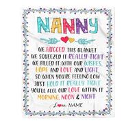 MIAOMANSENSTORE Couverture personnalisée pour ma Belle-mère, Combien Nous t'aimons, Fleur, Belle-mère, Anniversaire, fête des mères, Thanksgiving, Noël, Couverture Polaire