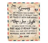 MIAOMANSENSTORE Couverture personnalisée pour ma Femme du nom du Mari Wood N'oublie jamais Que Je t'aime Femme Anniversaire Saint Valentin Mariage Noël Couverture Polaire
