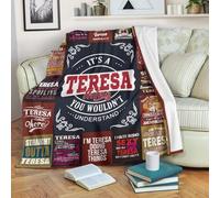 MIAOMANSENSTORE Couverture personnalisée pour ma filleule, Cadeaux de la Marraine, Parrain, Je Te Souhaite la Force, Cadeaux d'anniversaire de Plage pour filleule, Couverture Polaire de Noël