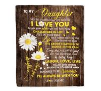 MIAOMANSENSTORE Couverture personnalisée pour ma filleule de la Marraine Ours Polaire N'oublie jamais Je t'aime Filleule Anniversaire Noël Couverture Polaire personnalisée