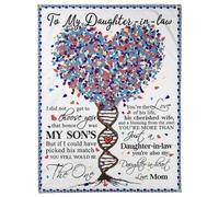 MIAOMANSENSTORE Couverture personnalisée pour ma Petite-Fille de Grand-mère Grand-père ce Vieil Aigle t'aime Petite-Fille Cadeaux d'anniversaire Remise des diplômes Couverture Polaire de Noël