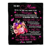 MIAOMANSENSTORE Couverture personnalisée pour ma sœur de Brother Sister Wood Je t'aime, C'est Un Gros câlin Sœur Anniversaire Remise des diplômes Noël Couverture Polaire de lit personnalisée