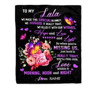 MIAOMANSENSTORE Couverture personnalisée pour ma sœur de frère, tu seras Toujours dans Mon cœur, sœur, Anniversaire, Thanksgiving, Noël, Couverture Polaire personnalisée
