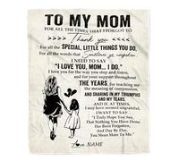 MIAOMANSENSTORE Couverture personnalisée pour ma sœur de la Part de ma sœur, Je t'aime de Tout Mon cœur, âme de sœur, Anniversaire, Noël, Remise des diplômes, Couverture Polaire de lit personnalisée
