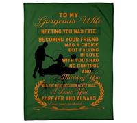 MIAOMANSENSTORE Couverture personnalisée pour ma sœur de la Part de Mon frère, Je Te Souhaite la Force, sœur, Anniversaire, Remise des diplômes, Noël, Couverture Polaire de lit personnalisée