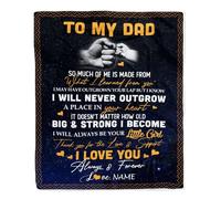 MIAOMANSENSTORE Couverture personnalisée pour ma Tante de la Part de ma nièce, de Mon Neveu, Lettre par Avion, Je t'aime, Tante, Anniversaire, fête des mères, Noël, Couverture Polaire personnalisée
