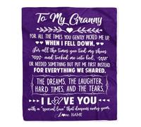 MIAOMANSENSTORE Couverture personnalisée pour ma Tante de la Part de ma nièce, de Mon Neveu, Lettre par Avion, Je t'aime, Tante, Anniversaire, fête des mères, Noël, Couverture Polaire personnalisée