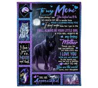 MIAOMANSENSTORE Couverture personnalisée pour Mon Mari de Wife Wood Tu ES Mon Amour Ma Vie Mari Anniversaire Mariage Saint Valentin Noël Couverture Polaire