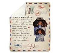 MIAOMANSENSTORE Couverture personnalisée pour Mon Petit-Fils de Grand-mère Papa, Souviens-toi Toujours Que Je t'aime, Cheval, Petit-Fils, Anniversaire, Noël, Couverture Polaire personnalisée