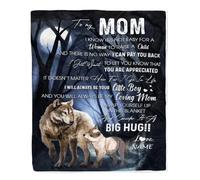 MIAOMANSENSTORE Couverture personnalisée pour Mon Petit-Fils Viking Ne Vous sentez jamais Seul Runes scandinaves Viking Petit-Fils Anniversaire Noël Couverture Polaire de lit personnalisée