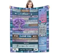 MIAOMANSENSTORE Couverture Polaire personnalisée pour bébé, Plus courageuse, Plus Forte, Plus Intelligente et aimée