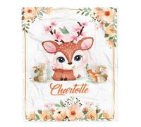 MIAOMANSENSTORE Couverture Polaire personnalisée pour Mon Neveu, de la Part de Tante, Oncle, Tante, courrier, Lettre, Anniversaire, Remise de diplôme, Noël