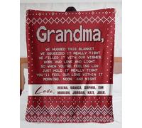MIAOMANSENSTORE Gifts for Son from Mom and Dad Birthday Gifts to Our Son Blanket Personalized Boys for Him Love Son Letters Printed Soft Flannel Fleece Blanket for Bed Couch