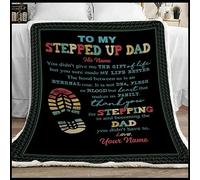 MIAOMANSENSTORE Lettre personnalisée par Avion à ma Belle-Fille, couvertures, Cadeau pour ma Fille, Couverture de Maman, Cadeau pour Mon Fils, ma Petite-Fille, Mon Petit-Fils, nom personnalisé,