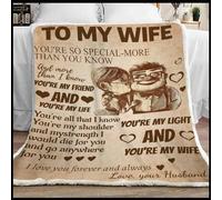 MIAOMANSENSTORE Personalized Blanket - to My Daughter/Granddaughter - Bear Blanket Present for Valentines Mothers Day Christmas Graduation Anniversary Wedding