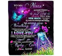 MIAOMANSENSTORE Personalized Blanket to My Wife Never Forget That I Love You I Wish I Could Turn Back The Clock Gift for Wife Fleece Blanket