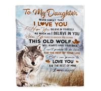 MIAOMANSENSTORE Personalized to My Girlfriend Blanket from Boyfriend I Love You Hugs Air Mail Letter Girlfriend Birthday Valentine's Day Christmas Customized Fleece Blanket