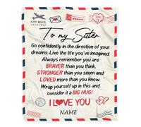 MIAOMANSENSTORE Personalized to My Girlfriend Blanket from Boyfriend's Name Wood Never Forget That I Love You Girlfriend Anniversary Valentines Day Christmas Fleece Blanket