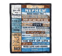 MIAOMANSENSTORE Personalized to My Goddaughter Blanket from Godmother Godfather Wolf Moon My Love for You is Forever Goddaughter Birthday Christmas Customized Fleece Blanket