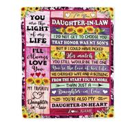 MIAOMANSENSTORE Personalized to My Wife Blanket from Husband When I Tell You I Love You Wife Birthday Anniversary Valentines Day Christmas Customized Bed Fleece Blanket