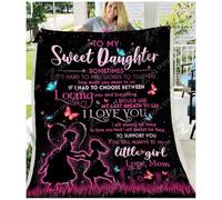 MIAOMANSENSTORE pour ma Petite-Fille, Cadeau de Grand-mère, Grand-père, Rire, Amour, Vivre, Tournesol, Cadeaux d'anniversaire pour Petite-Fille, Couverture Polaire pour Chambre à Coucher de Noël