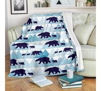 MIAOMANSENSTORE pour Mon Petit-Fils, Cadeau de Grand-mère, Grand-père, Quand tu Te Sens à la Plage, Cadeaux d'anniversaire pour Petit-Fils, Remise de diplôme, Noël, Couverture Polaire personnalisée