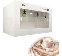 Miaomi Incubateur pour animaux de compagnie, chioccia pour grands chiens, incubateur pour chats pour chiots, incubateur pour chiots (60 x 50 x 50 cm/blanc)