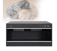 Miaomi - Incubateur pour chiot et chat sans poils, température réglable, noir 80-50-50