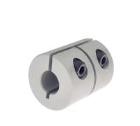 MIAOSHE 1pc Coupleur d'arbre rigide D25 L30 Serrage Alésage intérieur Accouplement de servomoteur pas à pas Manchon d'arbre(4x4mm)
