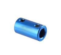 MIAOSHE Accouplement de moteur pas à pas bleu D14 L25, alésage 6x6mm 6.35x8mm 8x10mm, imprimante 3D Flexible, coupleur d'arbre à vis en alliage d'aluminium, 1 pièce Manchon d'arbre(6x6mm)
