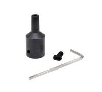 MIAOSHE Adaptateur de connexion 4mm 5mm 6mm 8mm 10mm 12mm, mandrin de perçage, manchon d'arbre, couplage en acier, 1 pièce Manchon d'arbre(5mm hole)