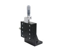 MIAOSHE Table coulissante à plateforme LV80-C2, course de 6,5 à 12,5 mm, mini-platine linéaire manuelle Module