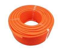MIAOSHE Tuyau de câblage 5 mètres, isolé en PP, annelé, gaine de protection for tuyau ondulé en plastique, diamètre 7,5 mm à 34,5 mm Conduit d'air(Orange,AD 18.5 x ID 14.3mm)