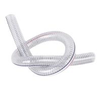MIAOSHE Tuyau souple en PVC transparent renforcé de fil d'acier, diamètre intérieur 10 mm, 13 mm, 16 mm, 19 mm, 22 mm, 25 mm, for l'arrosage en toutes saisons. Conduit d'air(ID 10xOD 15mm)