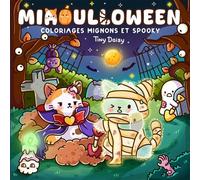 Miaoulloween : coloriages mignons et spooky - Tiny Daisy - Panini Comics - broché - Livre-jeu