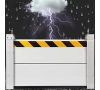 MIAOXIAO Barrière Anti Inondation Déflecteur d'eau De Protection Contre Les Inondations Système De Batardeau Anti Inondation,50X40CM